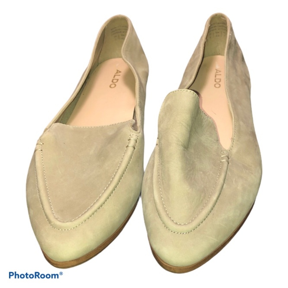 tan aldo flats